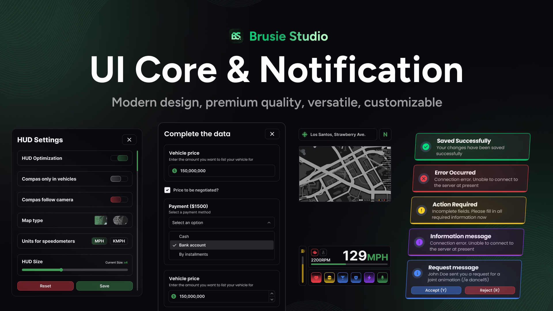 UI Core & Notification Bundle